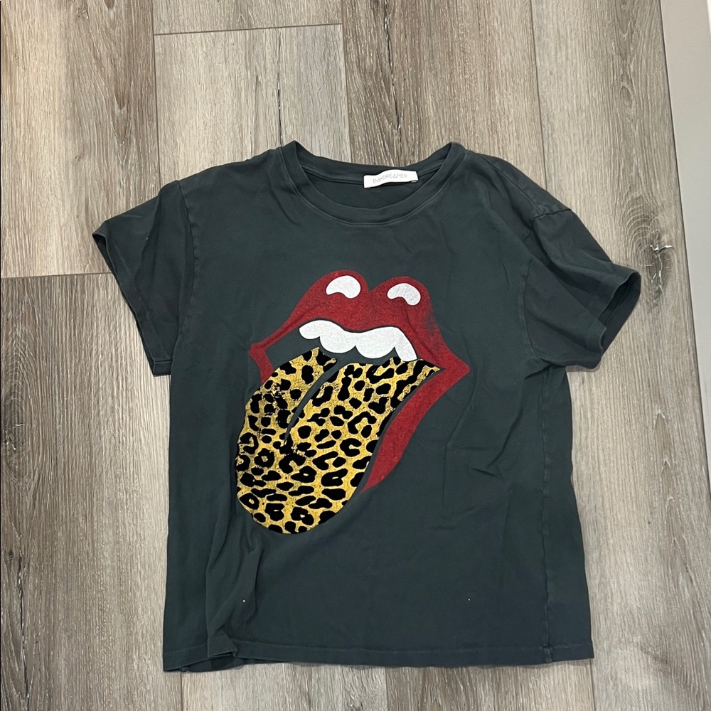 Rolling Stones Leopard Tongue